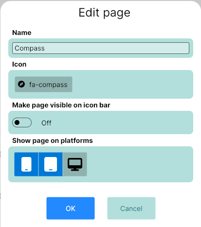 Edit Page Properties