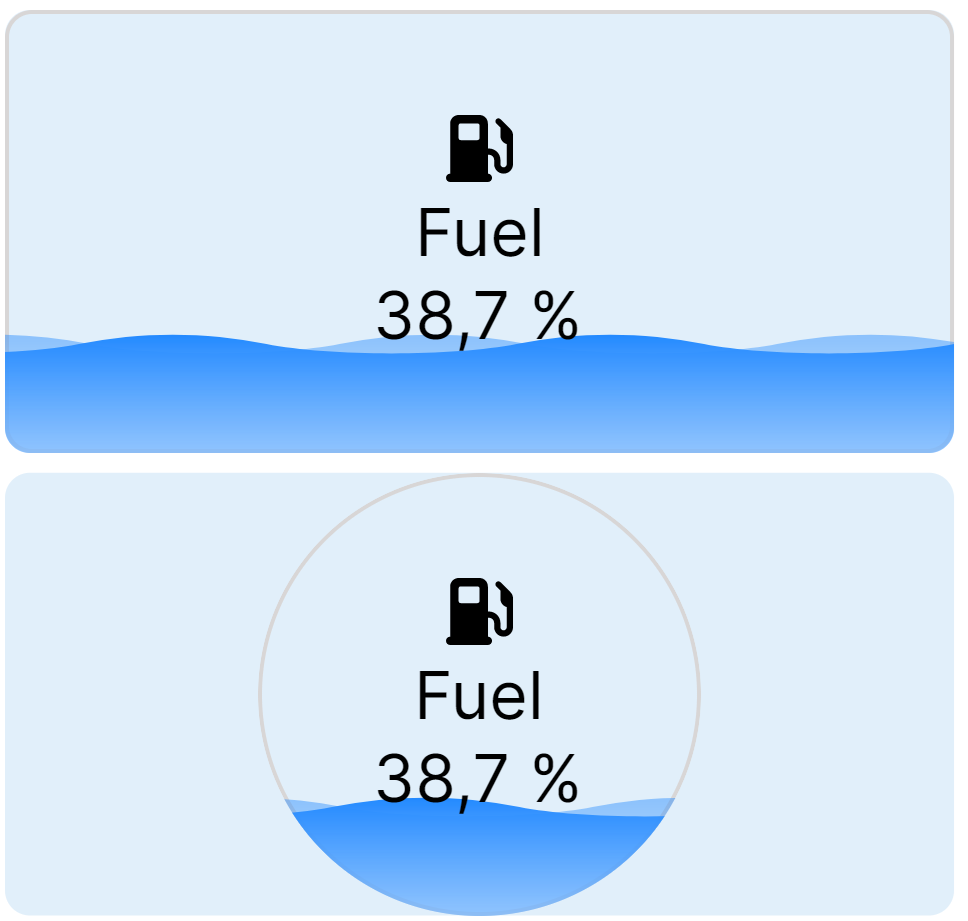 Liquid gauge preview