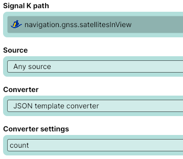 Satellite Count Setup