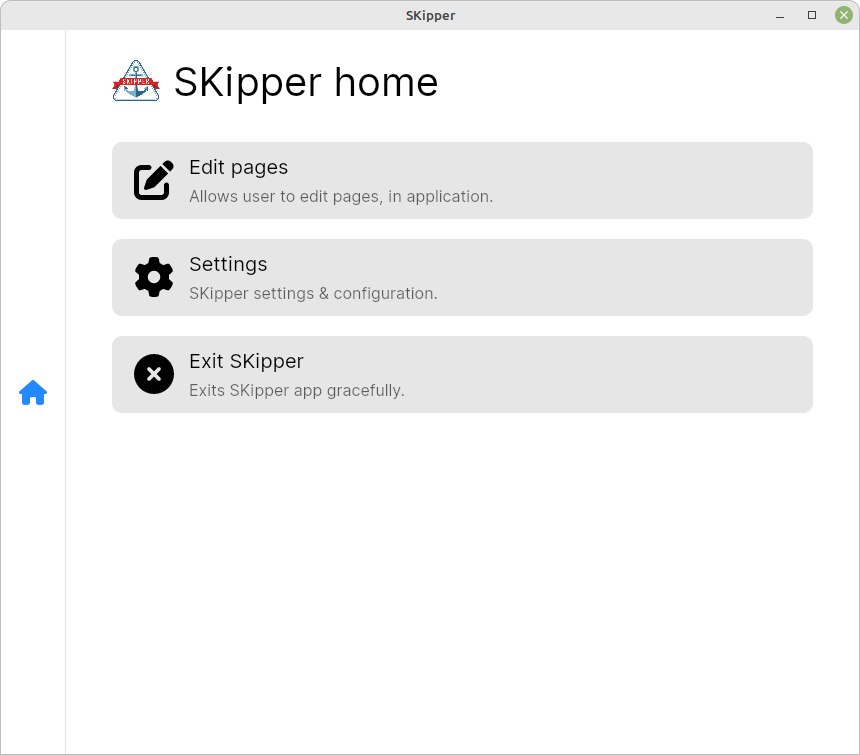 SKipper home page